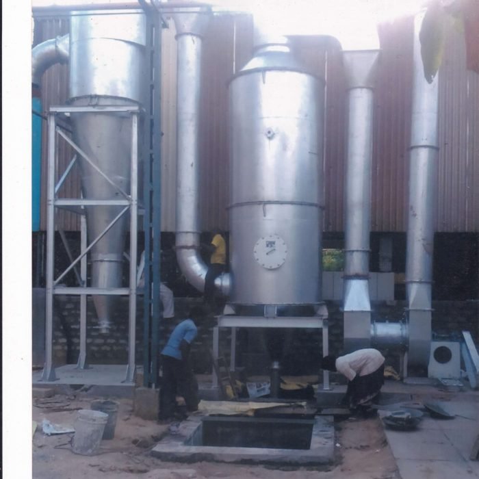 Wet Scrubber, Cyclone & Centrifugal Blower